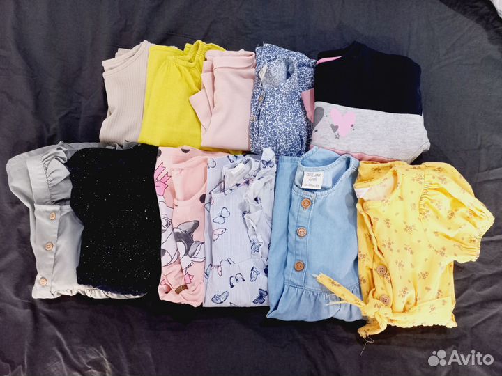 Бронь Вещи пакетом на девочку 92-104