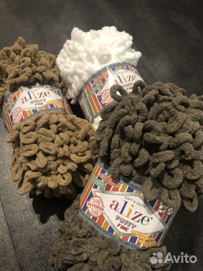 Пряжа alize puffy fine