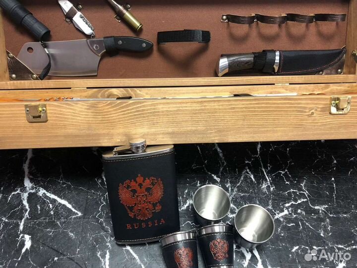 Подарочный набор шампуров в кейсе