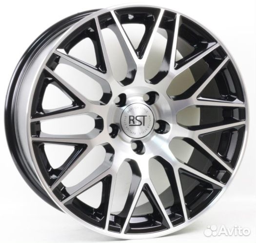 Диски RST R158 (Exeed) 8,0x18 5x108 ET:33 65.1 BD (черный с проточкой)