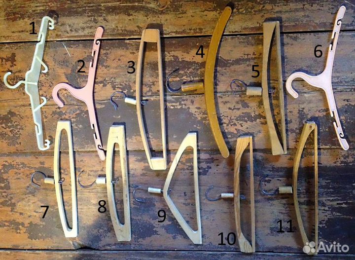 Вешалки для одежды современные и СССР