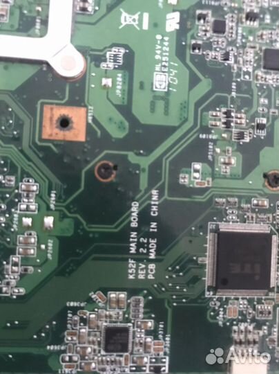 Материнская плата asus k52f