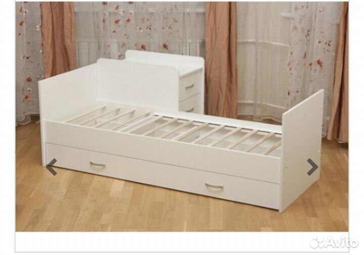 Детская кроватка трансформер с маятником