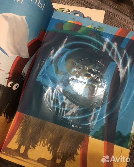 Колобок детский журнал 1988 год с пластинками 2шт