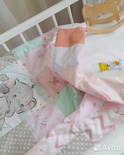 Летнее одеяло-пледик для девочки новое