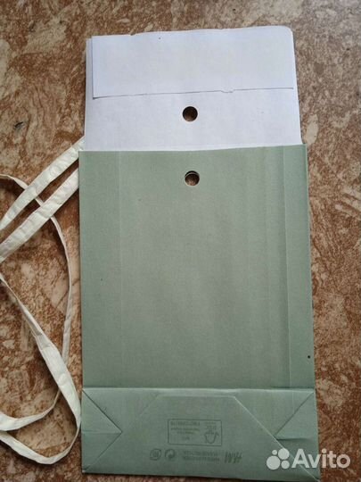 Крафтовые пакеты Zara и H&M