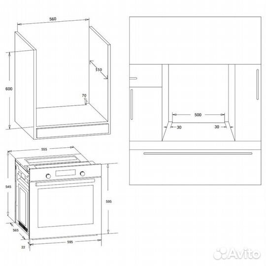 Духовой шкаф Korting OKB 370 CMW