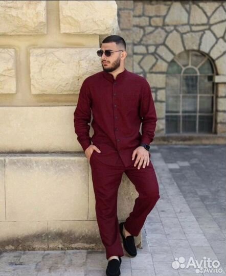 Мужской новый летний брючный костюм двойка 48-54р