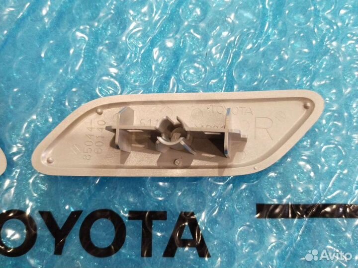 Крышки форсунок Прадо 150 серебро 2009-2013