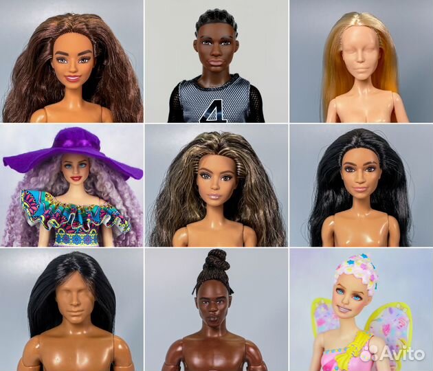 Куклы Barbie Ken Looks, Fashionistas, BMR 1959