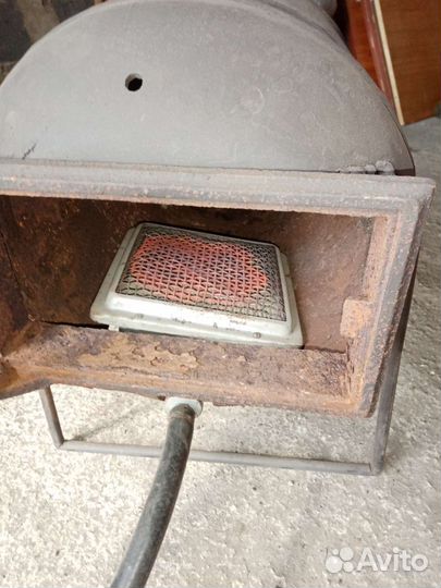 Печь буржуйка на пропане