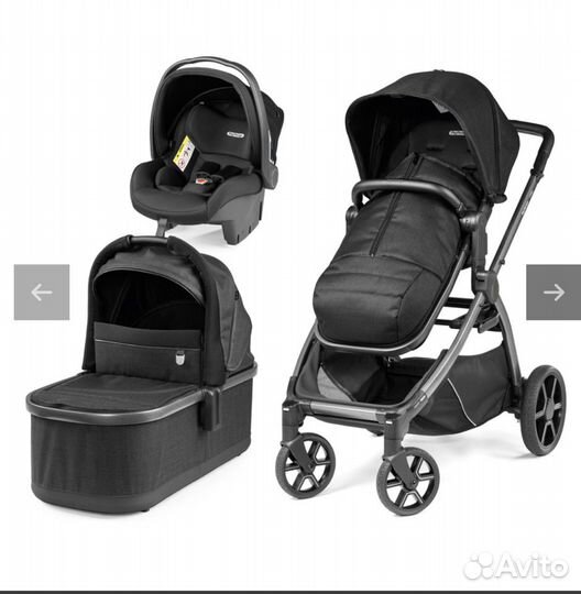 Коляска 3 в 1 Ypsi SL Modular Onyx