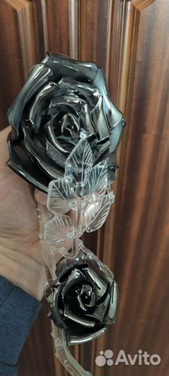 Роза из горного хрусталя