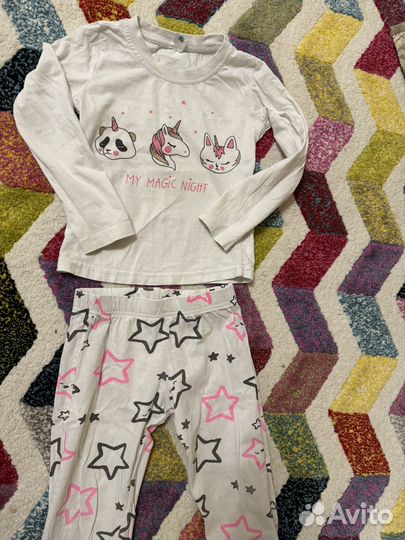 Пижама детская 98 для девочки