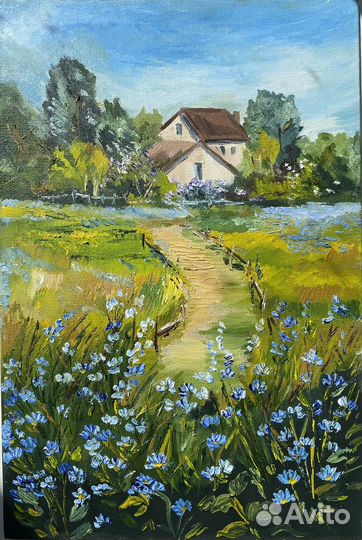 Картина маслом пейзаж