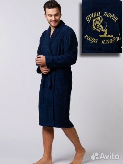 Мужской махровый халат 48,50,52новый