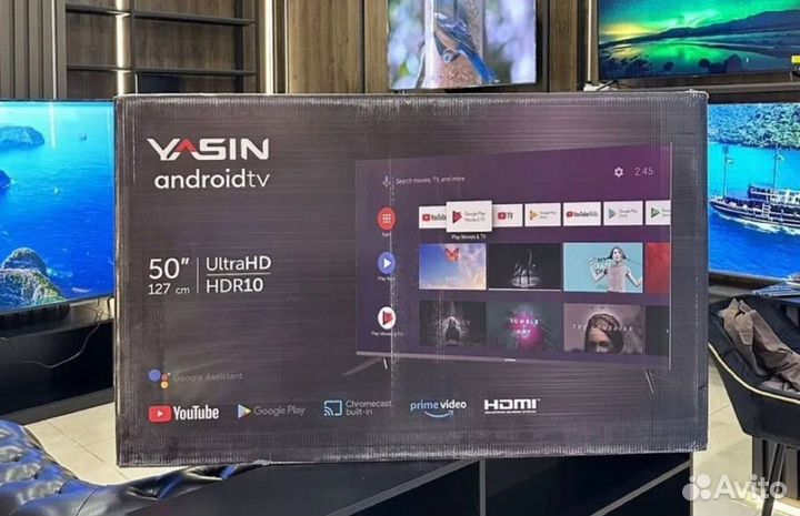 Телевизор Yasin Все модели LED Голосовое Управлени