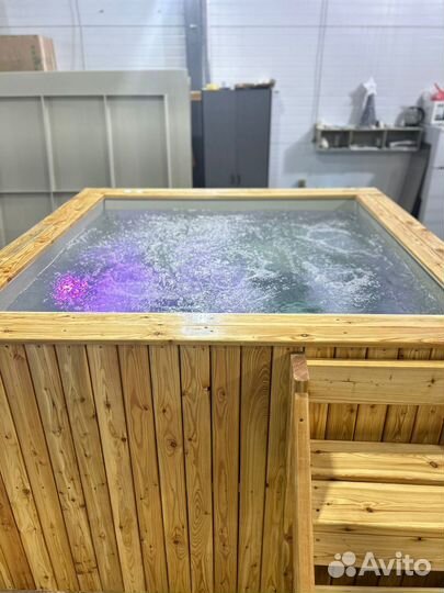 Банный чан на дровах