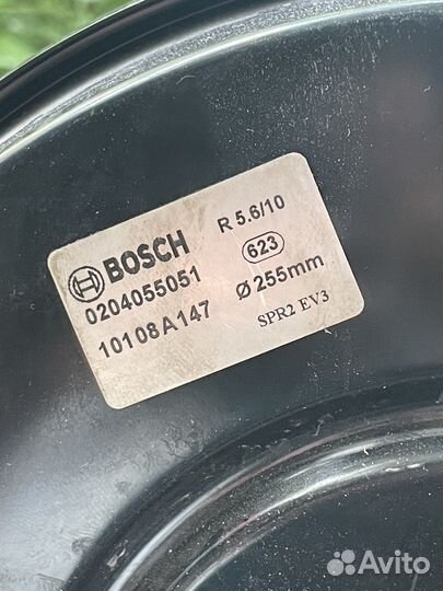 Вакуумный усилитель тормозов volkswagen Bosch