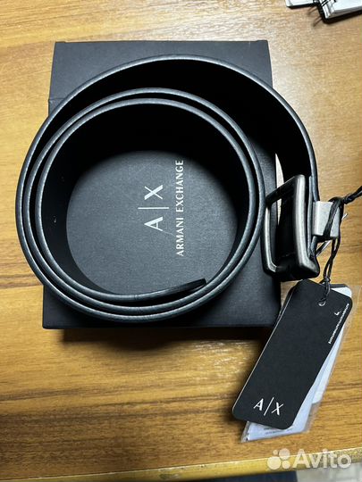 Ремень мужской натуральная кожа AX