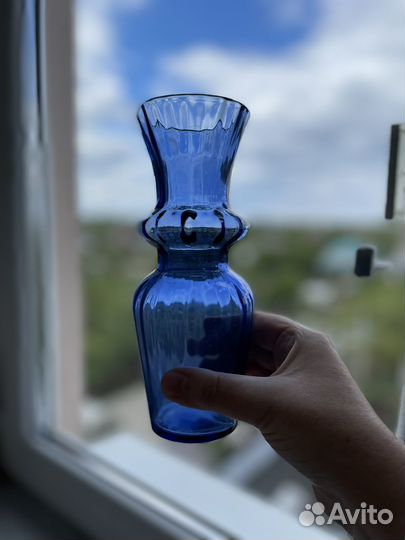 Вазы для цветов, цветное стекло СССР