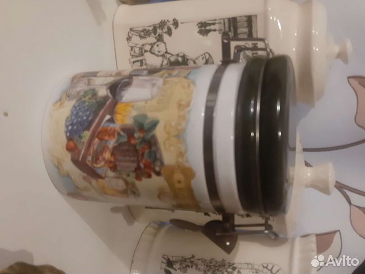 Банки для сыпучих продуктов керамика и другое