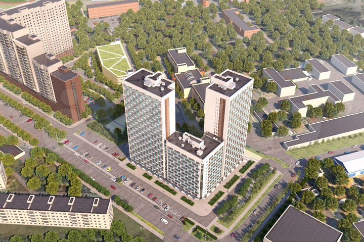 2-к. квартира, 56,5 м², 21/25 эт.
