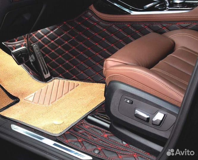 3D Коврики Range Rover Салон Багажник из Экокожи