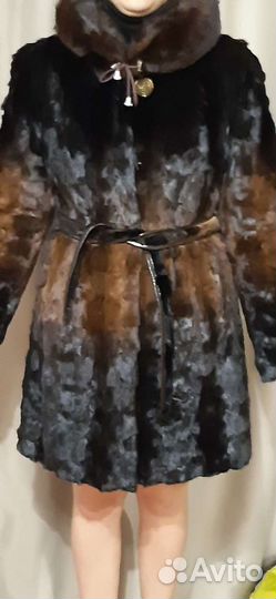 Шубка очень теплая из шкурок норки 44-46 р