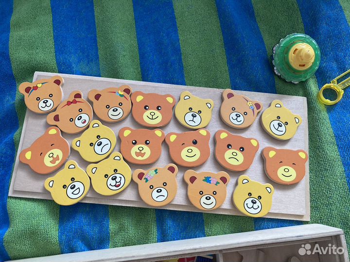 Деревянные игрушки монтессори