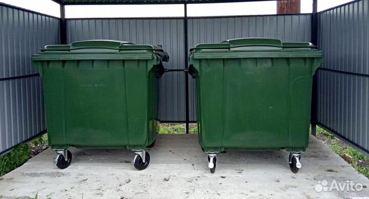 Пластиковый контейнер 1100л. Арт. 9960