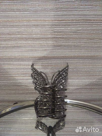 Заколка для волоc,краб для волос Бабочка 7*4.5см