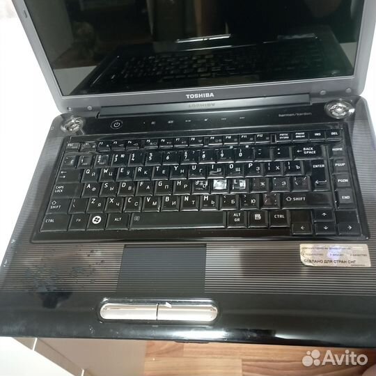 Ноутбук Toshiba на запчасти