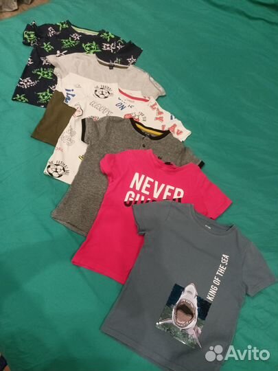 Футболки на мальчика 110 116
