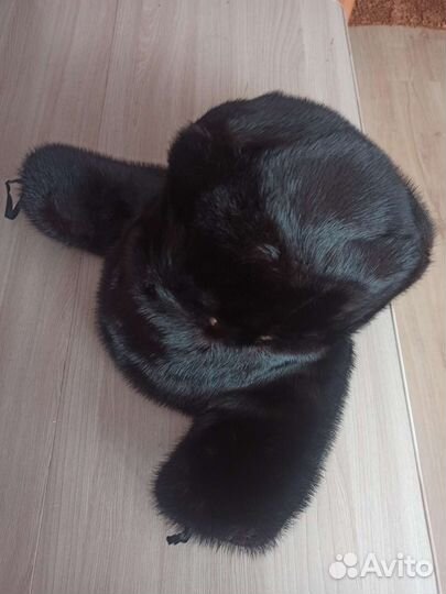 Норковая шапка мужская ушанка