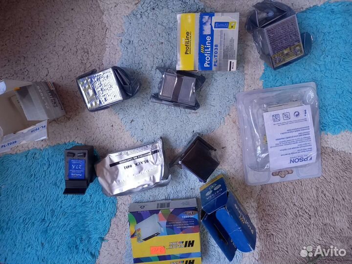 Картриджи HP, Epson