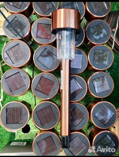 Садовые светильники на солнечных батареях