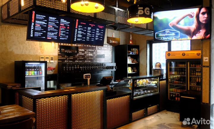 Пивной паб-ресторан по франшизе BeerGarage