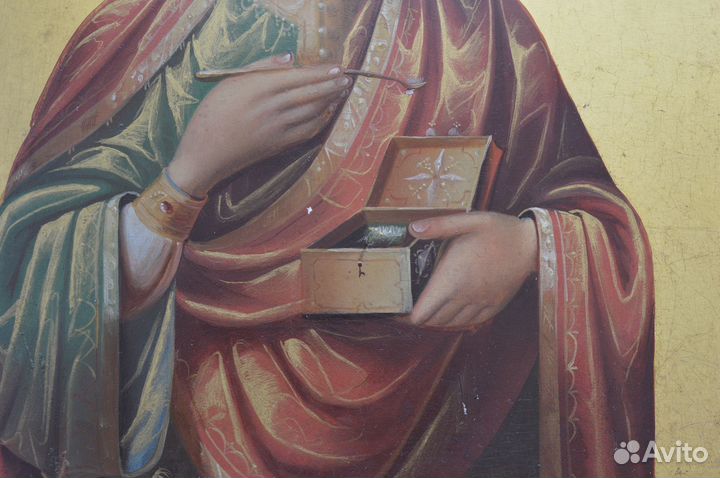 Икона Святой Великомученик Пантелеймон 19 в Афон