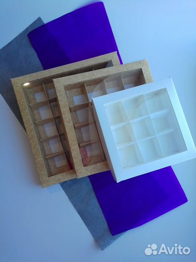 Крафтовые коробки для конфет