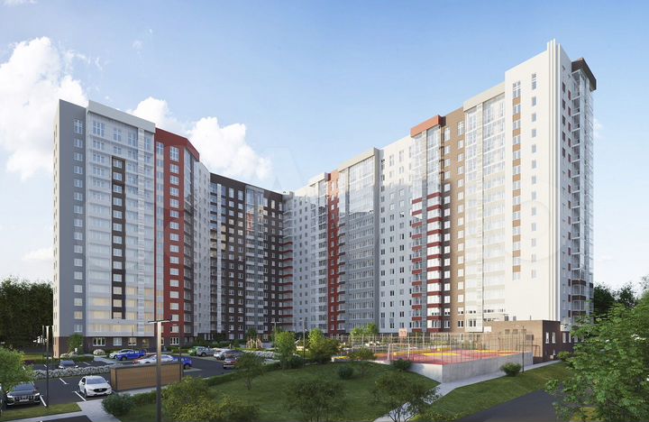 1-к. квартира, 38,2 м², 9/17 эт.