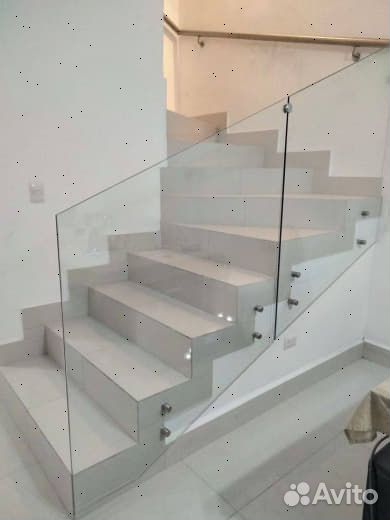 Лестничные ограждения из стекла