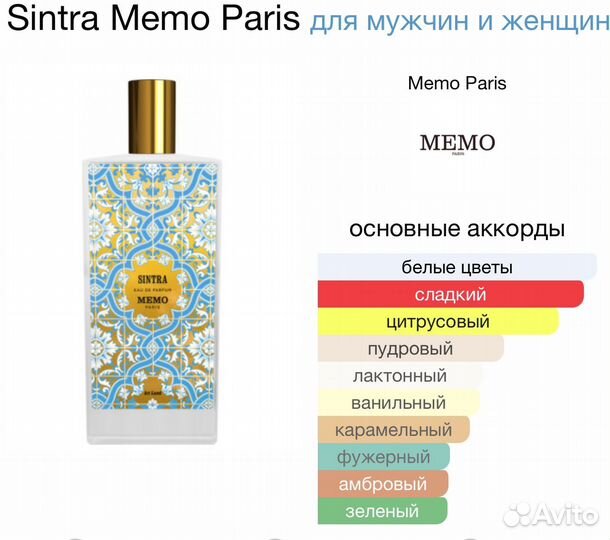 Memo Sintra оригинал распив