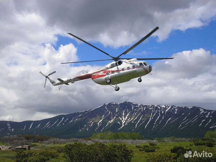 Вертолётная экскурсия в Долину гейзеров