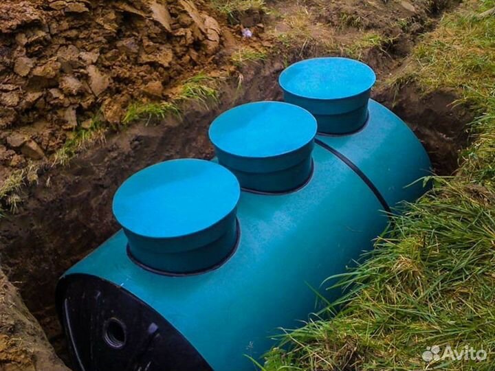 Септик эко Евробион 3 с переливом