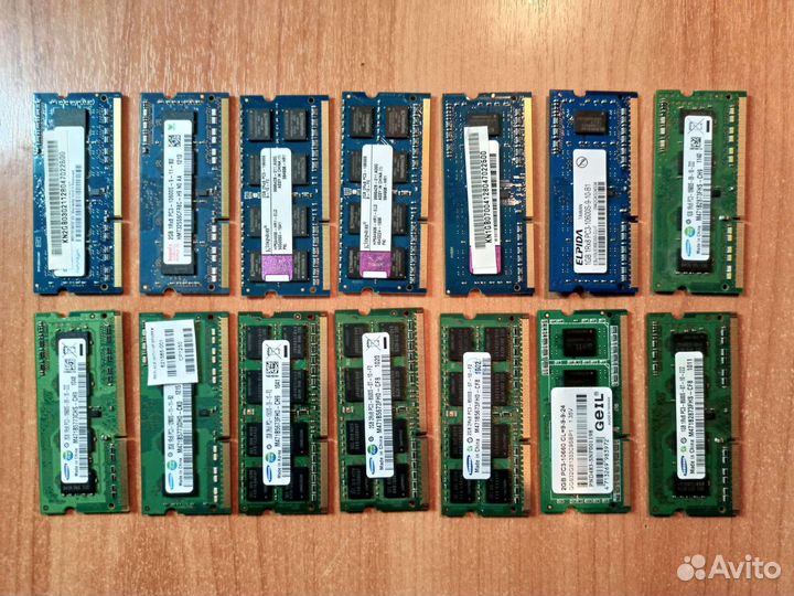 Оперативная память ddr3 1-2 gb для ноутбука