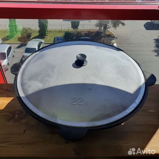 Казан чугунный 22 л узбекский