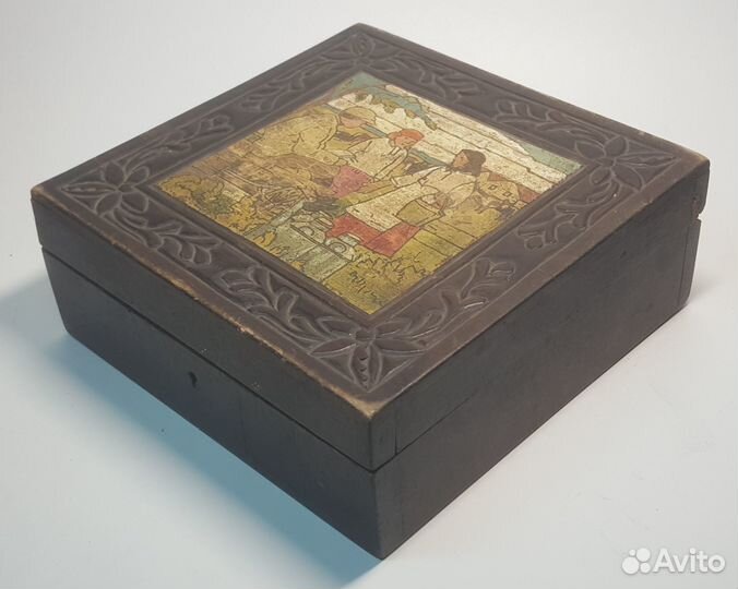 Старинная артельная шкатулка