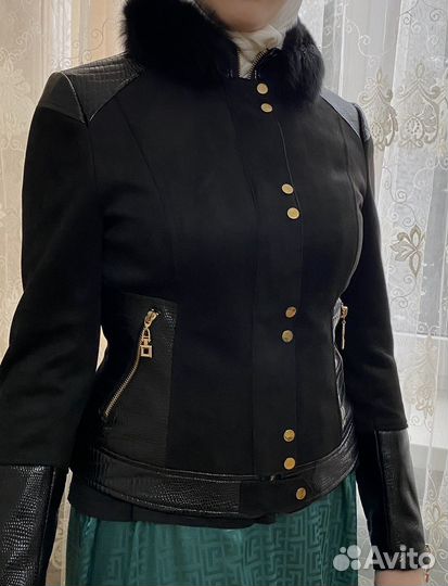 Куртка кожаная женская