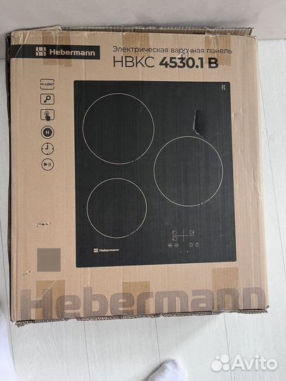 Варочная панель новая hebermann hbkc 4530.1 BL